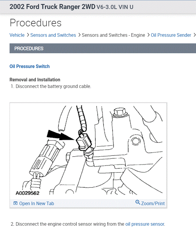 Oil Gauge Flickering at Times Occurs When It Is Warm and Stopped