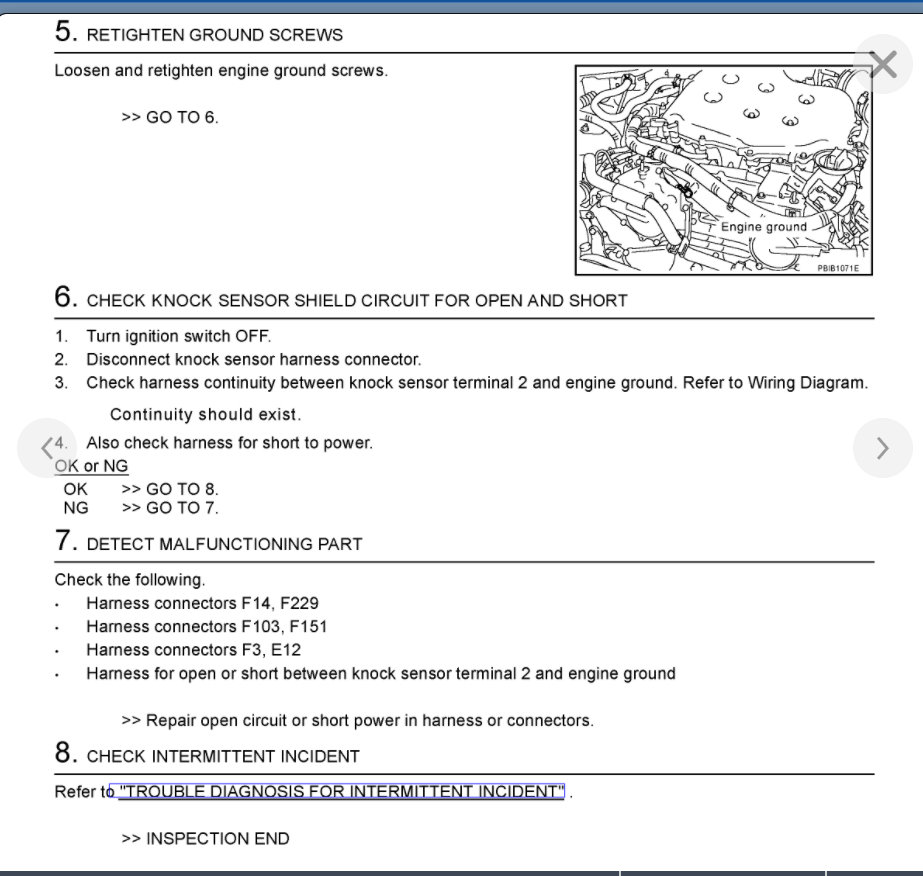 Codes P0300, P1136, U1001, P1564, P0327, P0183, P0462, P0123,