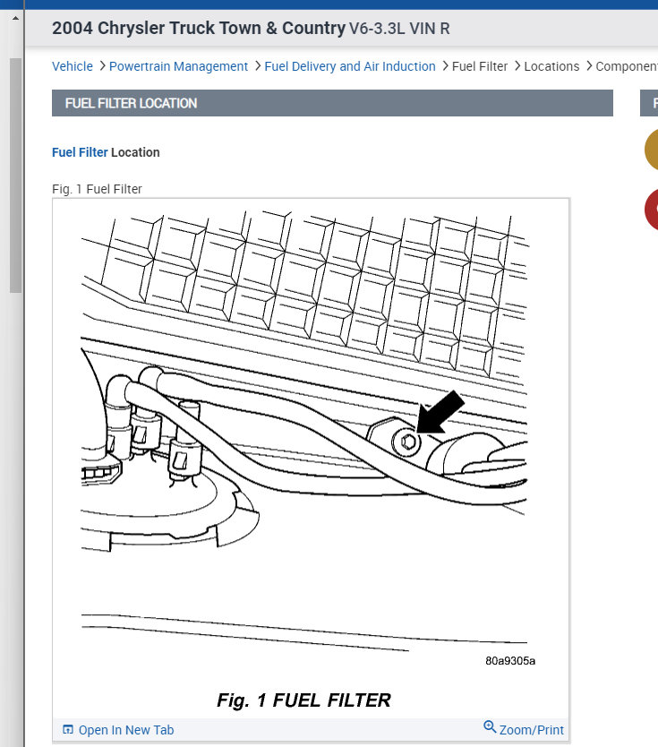 Fuel Filter Location Cannot Locate Fuel Filter After Following