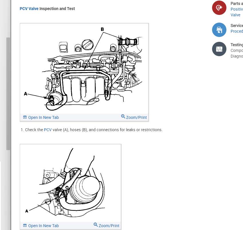 2003 Honda CRV PCV Valve Where Is the PCV Valve Located on the 03...