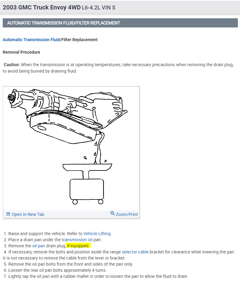 Where Is the Transmission Drain Plug Located?