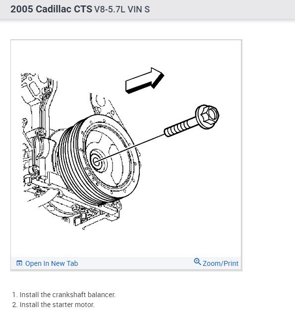 Replace Harmonic Balancer (pulley) the Harmonic Balancer (pulley...