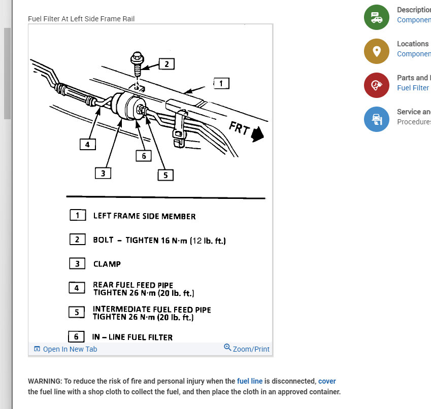 Fuel Filter Where Is the Fuel Filter?
