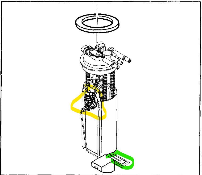 Fuel Pressure Sensor Nipple Broke Off and Fell Into the Tank, How