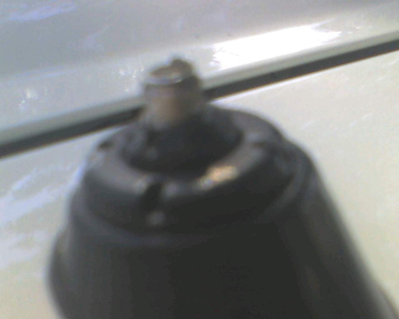 Can't Get the Broken Radio Antenna Out