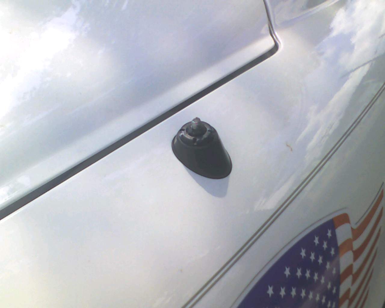 Can't Get the Broken Radio Antenna Out