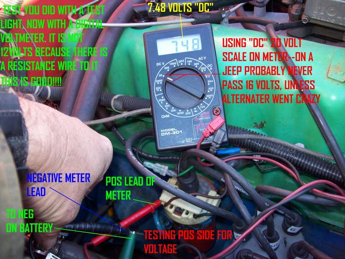 Jeep CJ7: Jeep Cj with 304, Have to Replace Ignition Coil ... 67 mustang headlight wiring diagram 