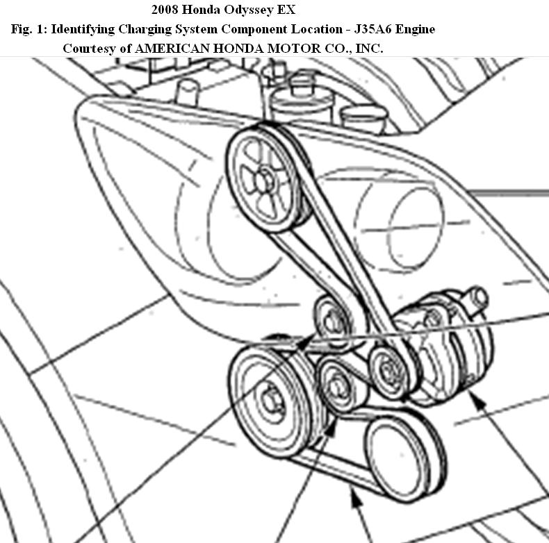 2013 Honda Accord Serpentine Belt Diagram