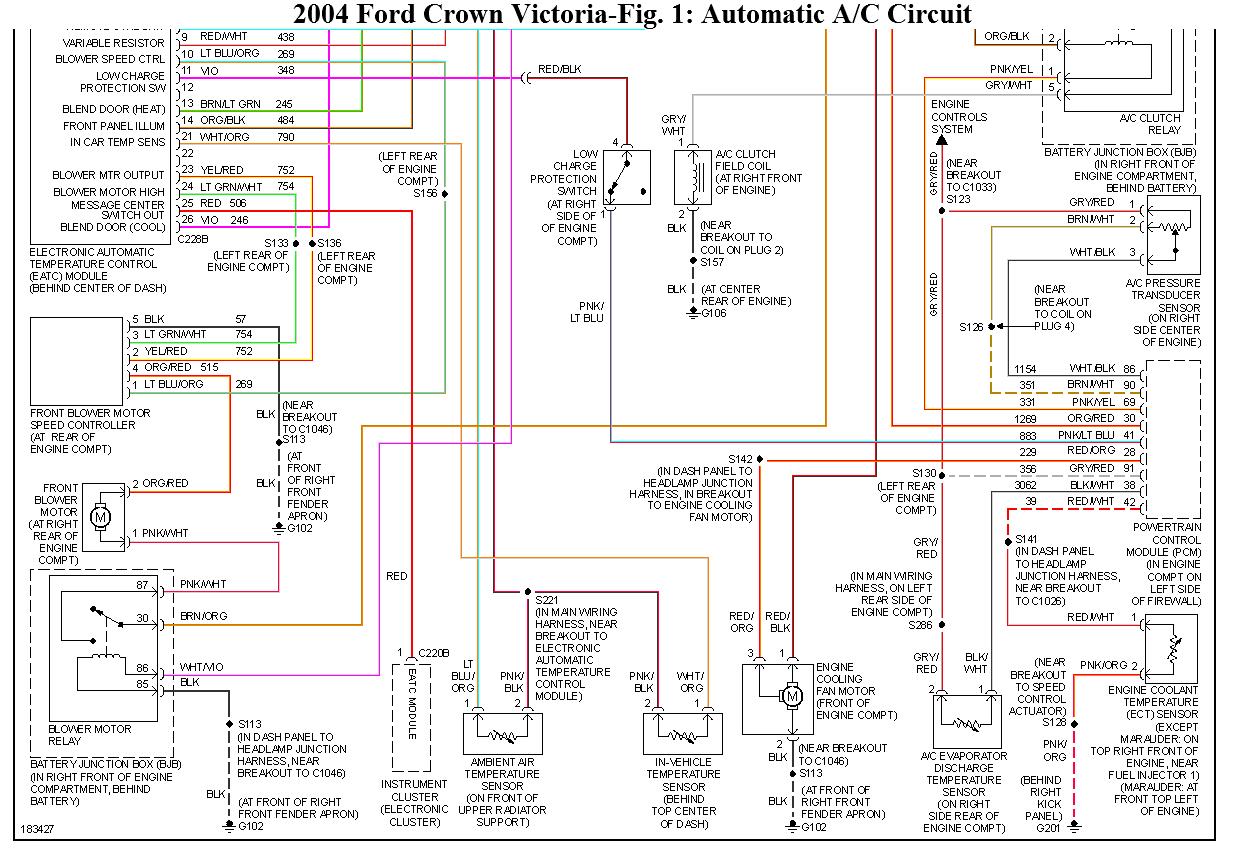 Ford Crown Victoria 2004.a/c Blows Hot Air.