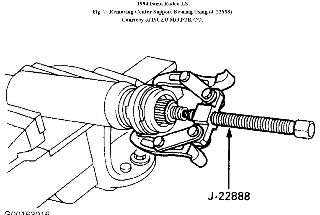 Drive Shaft Center Support Bearing How to Replace Drive Shaft