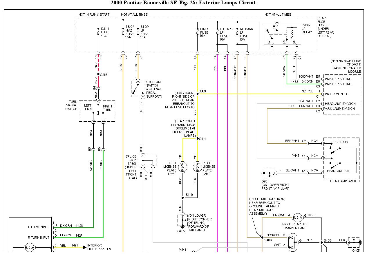 Pontiac Bonneville Wiring Diagram