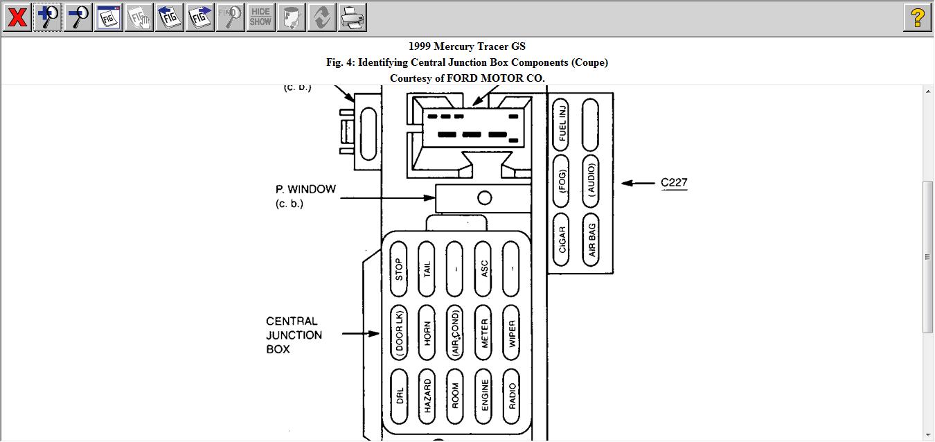 98 Mercury Tracer Fuse Diagram