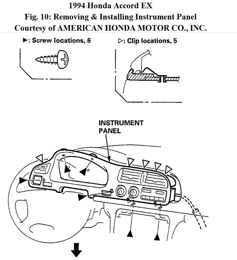 How to Install a New Speedometer Guage 1994 Honda Accord Speedometer Not Working