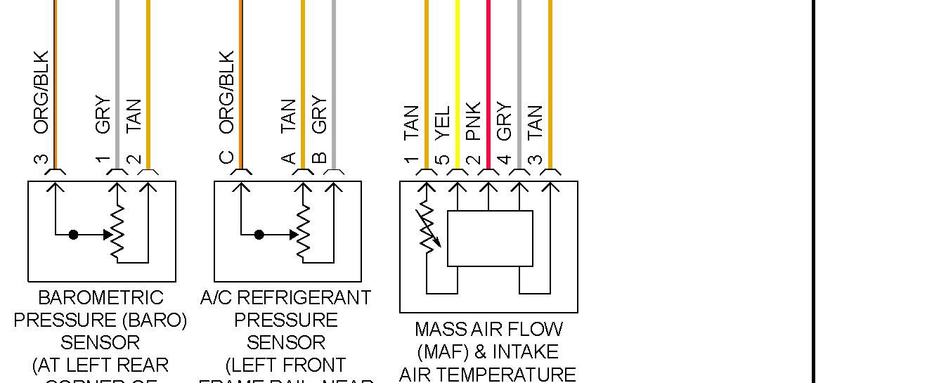 Mass Air Flow Sensor Wiring Diagram - Mass Air Flow Sensor Wiring