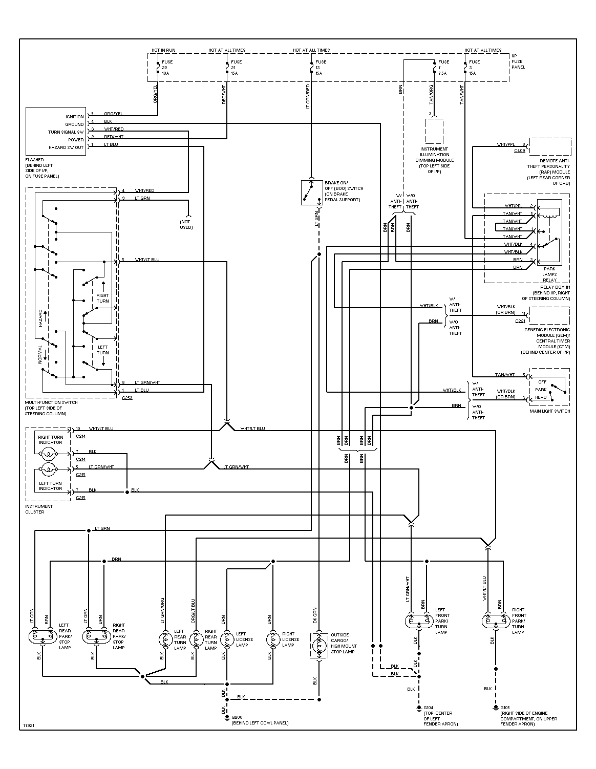 Ford Ranger Tail Light Wiring