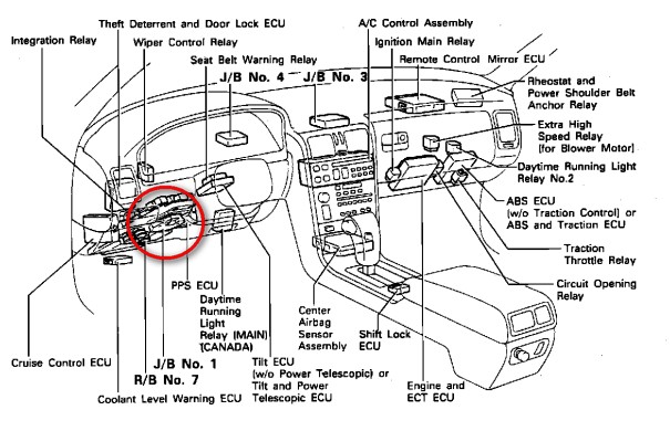 Fuse Diagram For 1993 Lexu Ls400 - Wiring Diagram