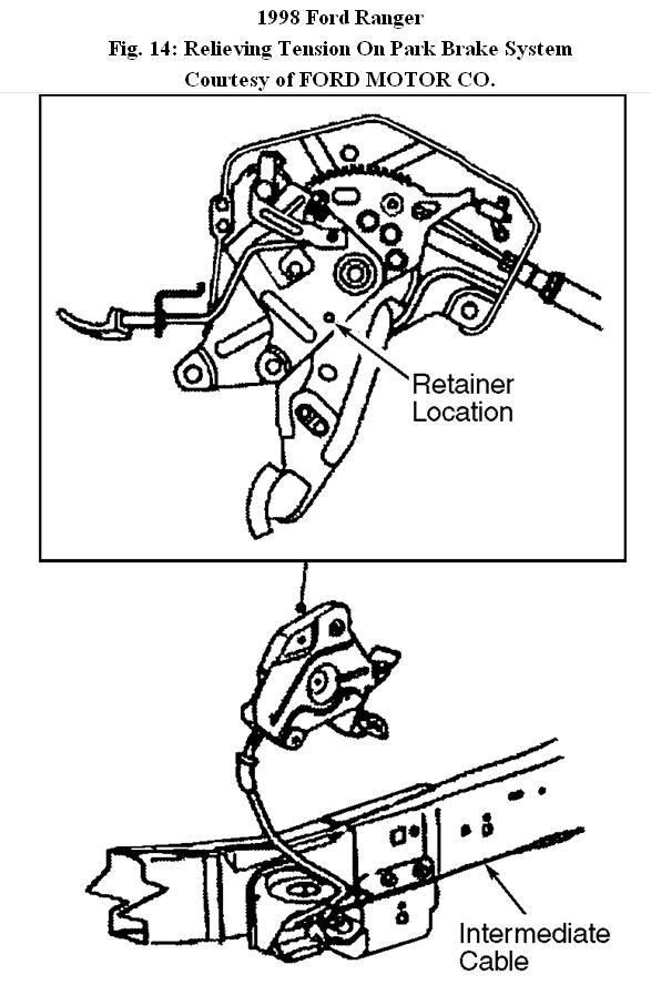 1998 ford ranger brake line diagram