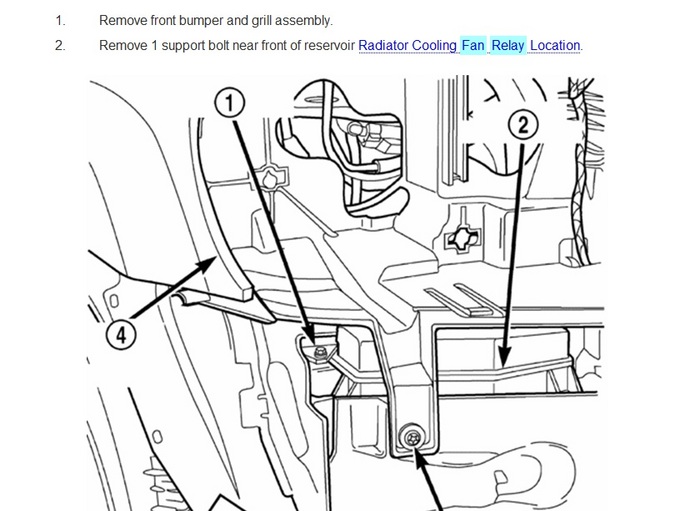 Radiator Fan Relay Location I Cannot Find the Radiator Fan Relay