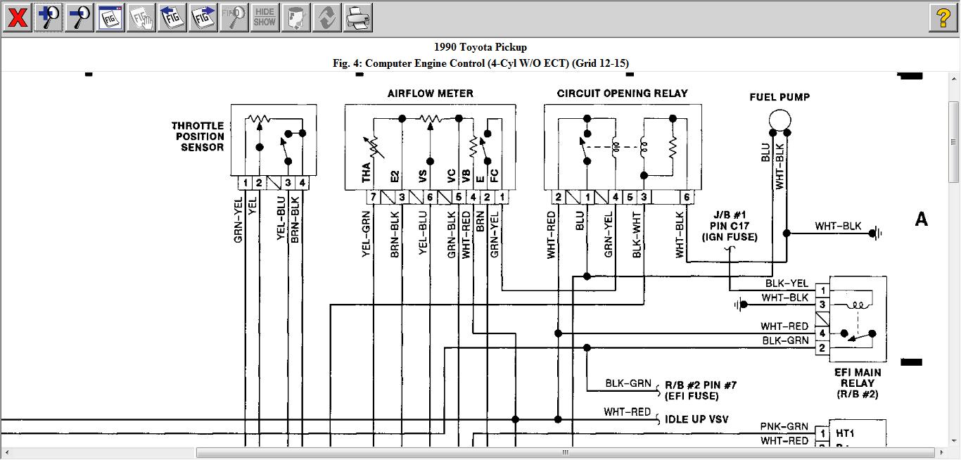 1987 22re Fuel Pump Wiring Diagram Schematic - Wiring Diagram Schema