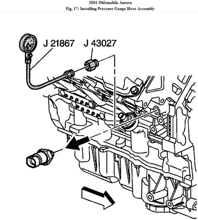 Low Oil Pressure Light 2001 Olds Aurora My Low Oil Pressure