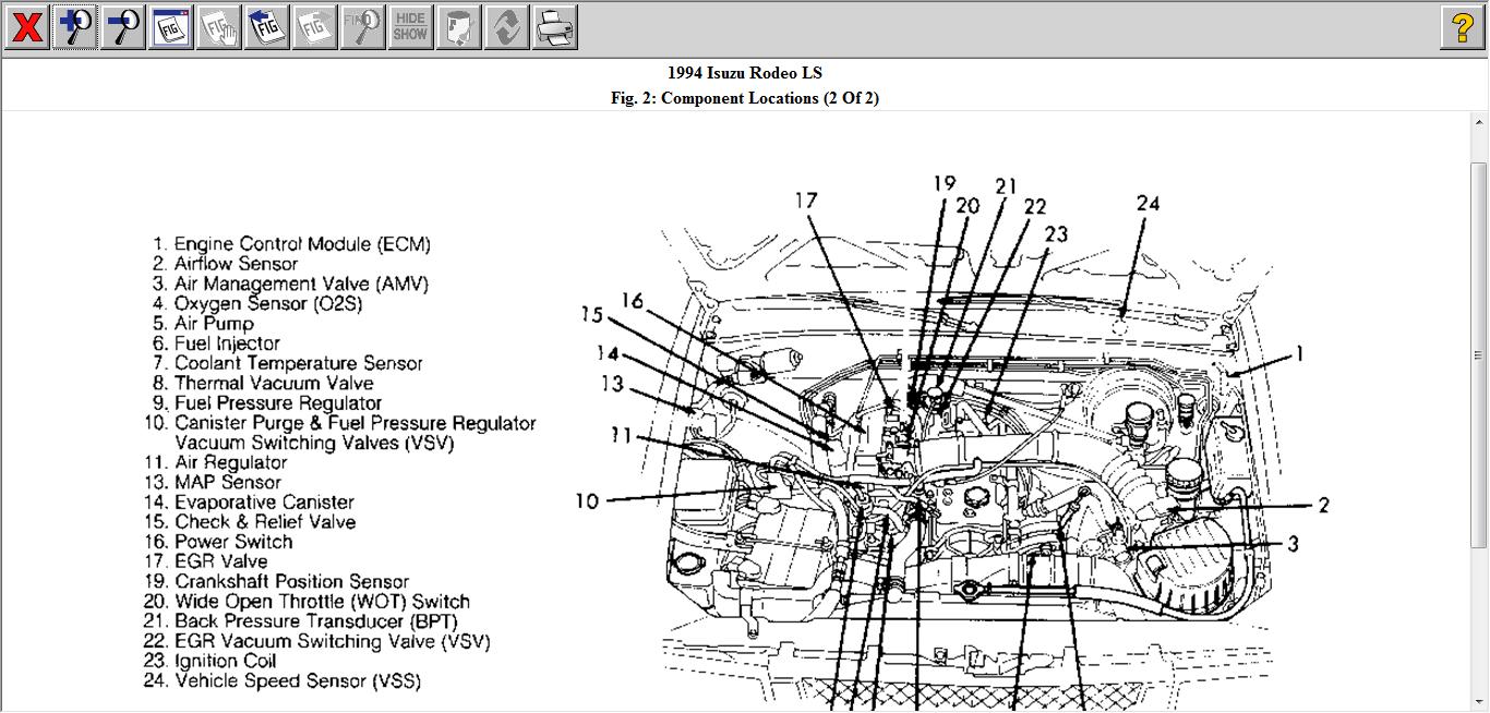 Replaced Fuel Pump, Cuts Offs When Backing Up, No Fire Power isuzu ascender engine diagram 