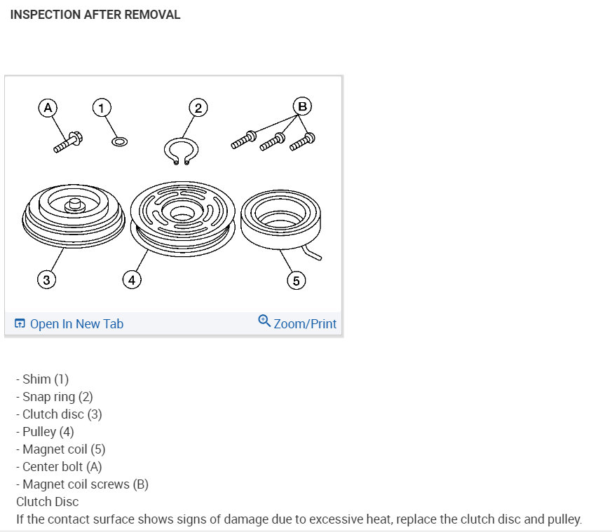 A/C Compressor Clutch Specs on What the Clutch Gap Should Be?