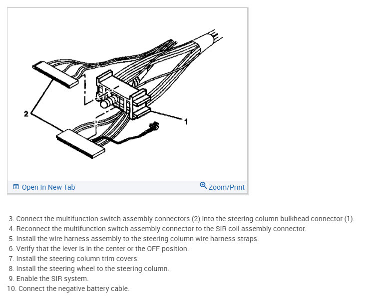 Multifunction Switch Lever / High Beams Not Working?