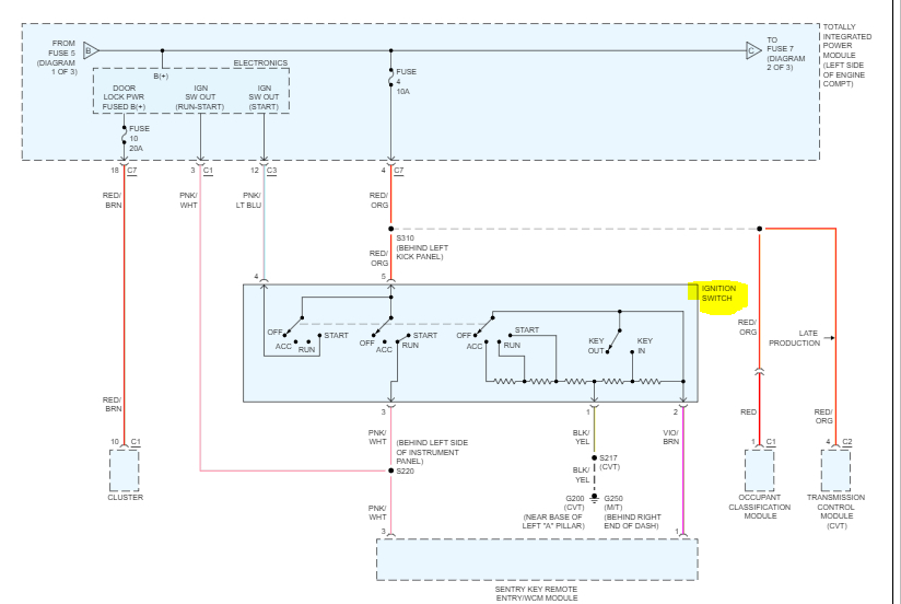 Ignition Switch Wiring Diagram Needed? the Key Switch Sometimes