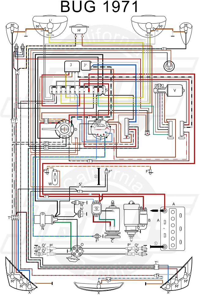 1971 Volkswagen Beetle Turn Signals I Am Having Trouble Getting