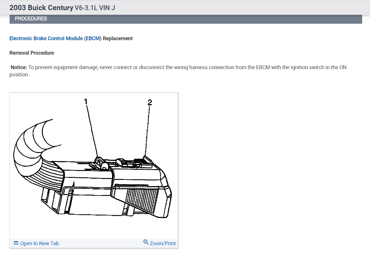 ABS Light Is on Codes C1226, C1233, and C1236?