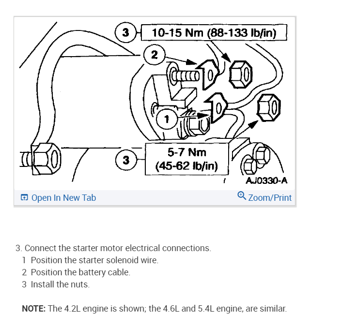 After Installing a Remanufactured 4.2, the Starter Does Not Turn
