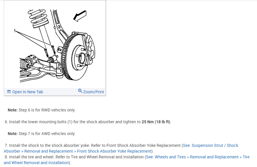 How to Remove the Front Strut Assembly?