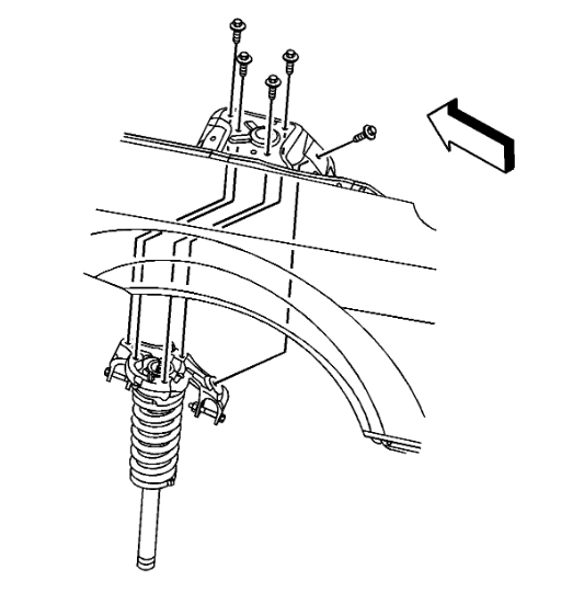 How to Remove the Front Strut Assembly?
