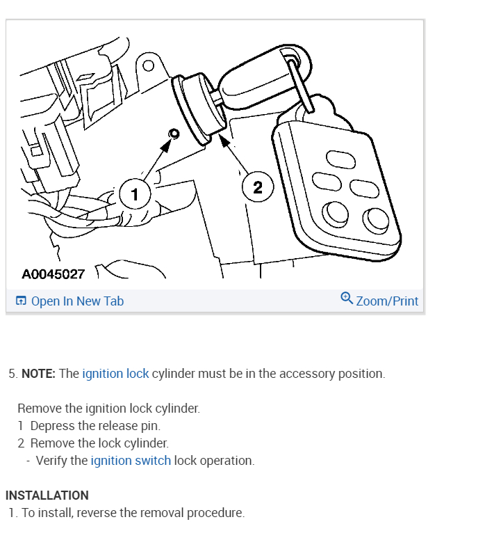 Ignition Cylinder Will Not Turn to the Off Position?