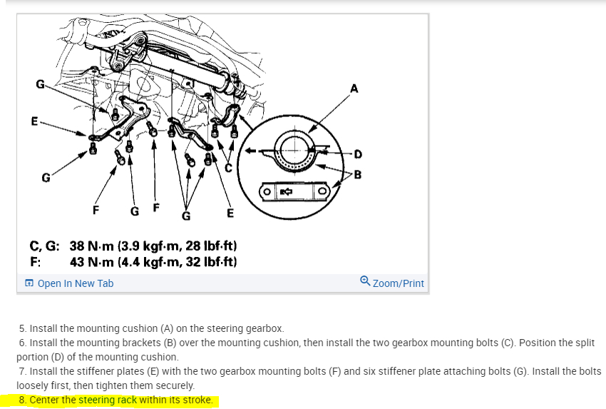 Rack and Pinion Rubbing Noise? Just Changed My Rack and Pinion