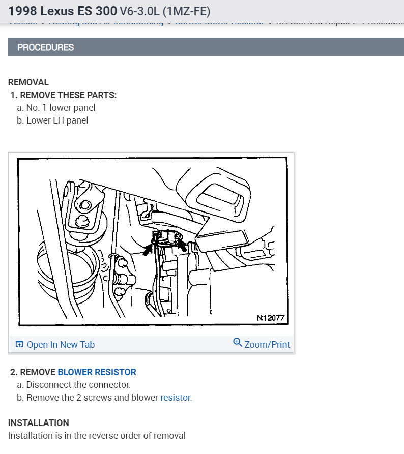 Where Is the Blower Motor Resistor Located?