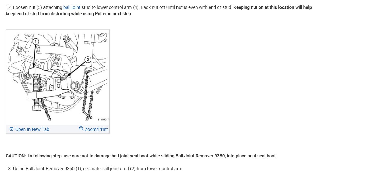 How to Replace the Ball Joints? My Two Ball Joints Are in Rough