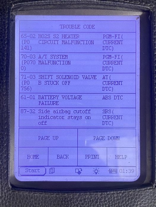 P0756 Shift Solenoid Valve B Stuck Off?