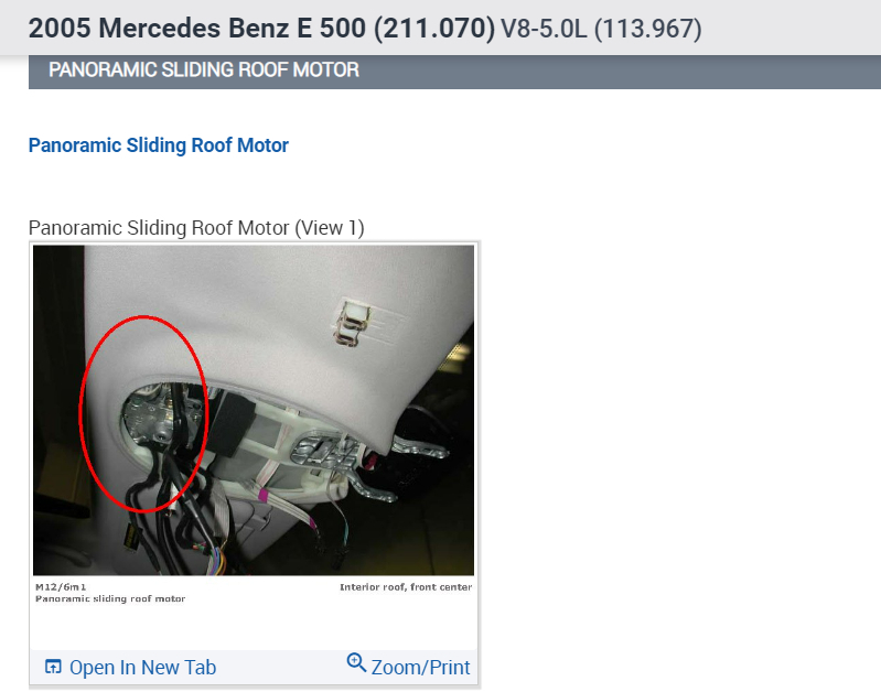 Sunroof Not Working, Click the Button to Open the Sunroof and It
