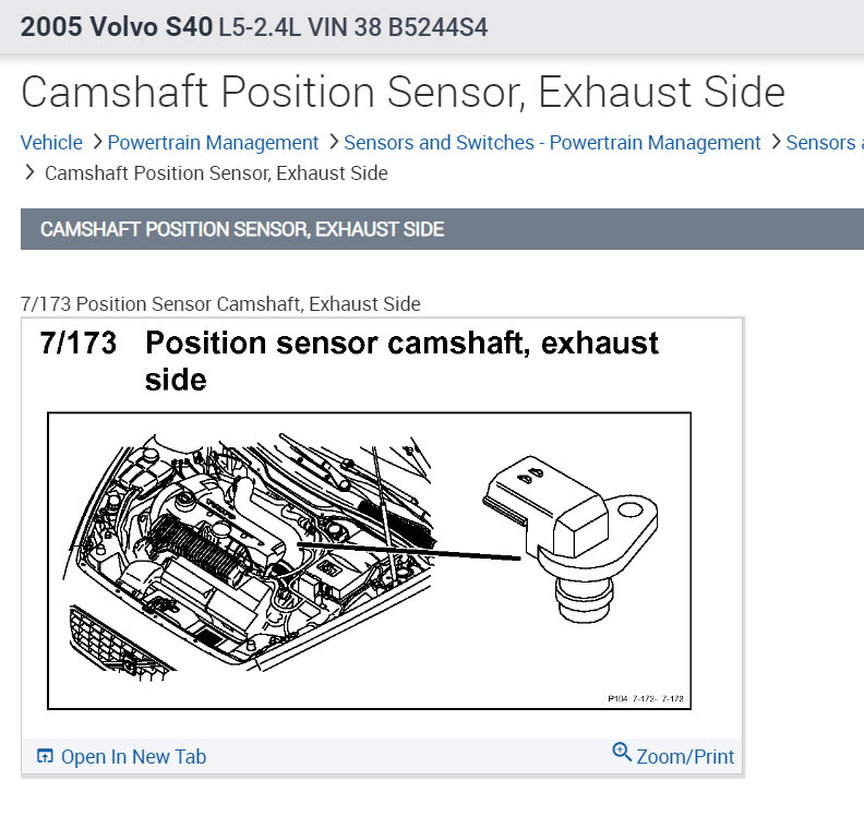 Where Is the Camshaft Position Sensor Located?