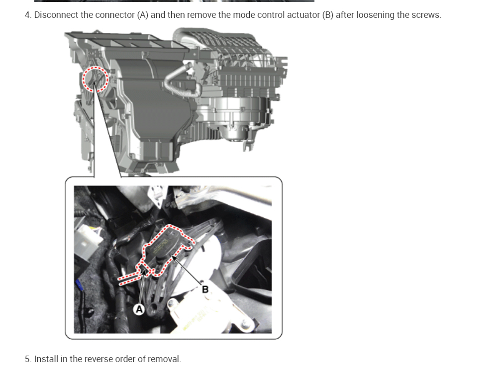 Blend Door Actuator Keeps Going Bad? the Blend Door Actuator
