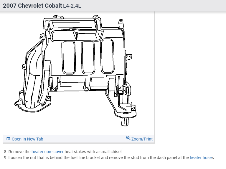 Replacing Heater Core? I Have Taken the Whole Dash Off to Replace...