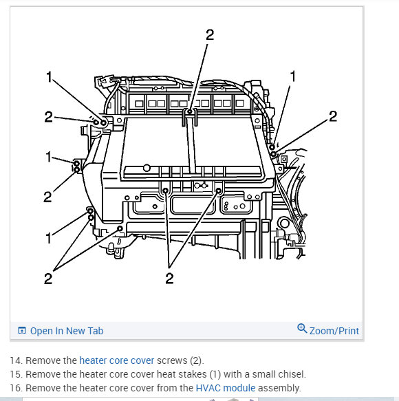How to Replace the Heater Core? Also, Pictures if Available as