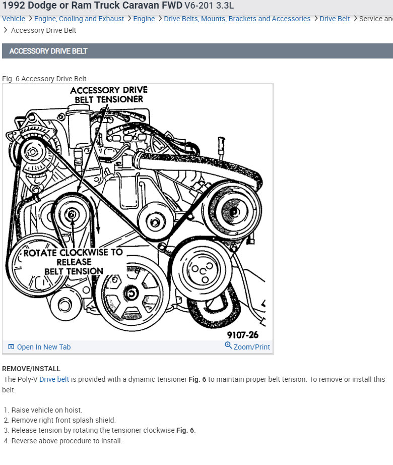 What Size or Length of Serpentine Belt to Bypass the Power