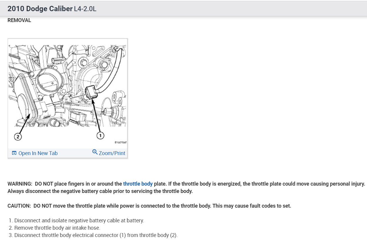 Electronic Throttle Body Light Flashing? I Recently Changed the