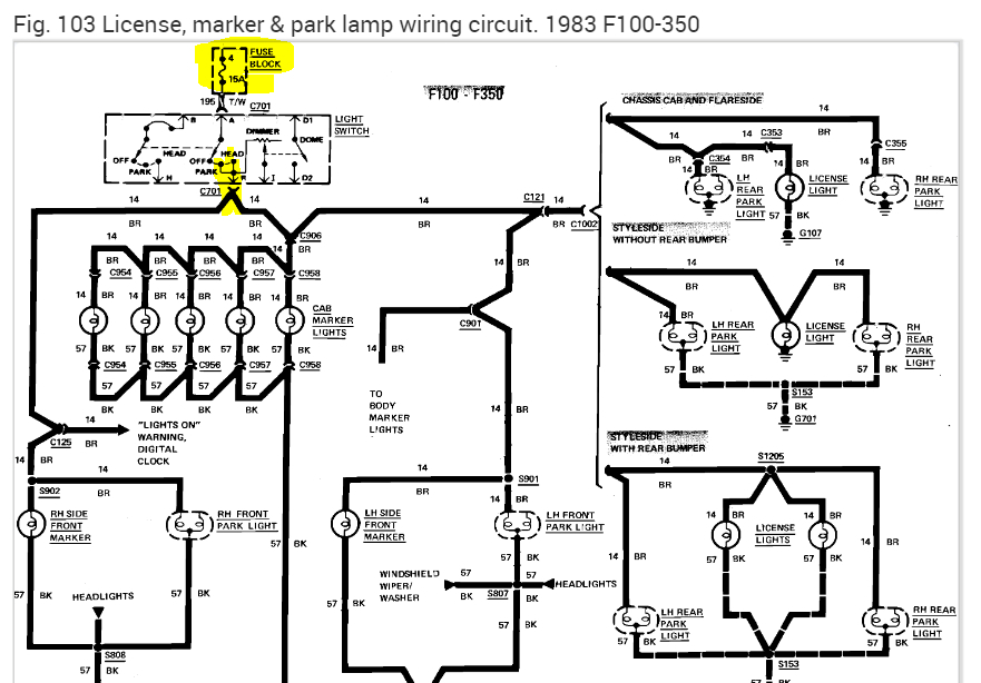 No Dash Lights, Cab Lights, Taillights, or Front Marker Lights?