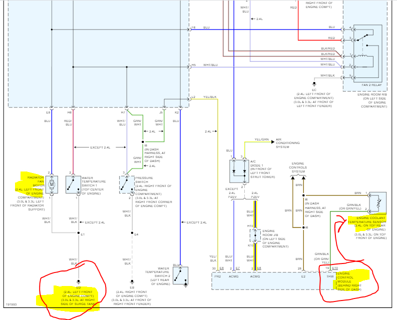 Cooling Fans Not Working? the Car Listed Above Is An XLE Model,