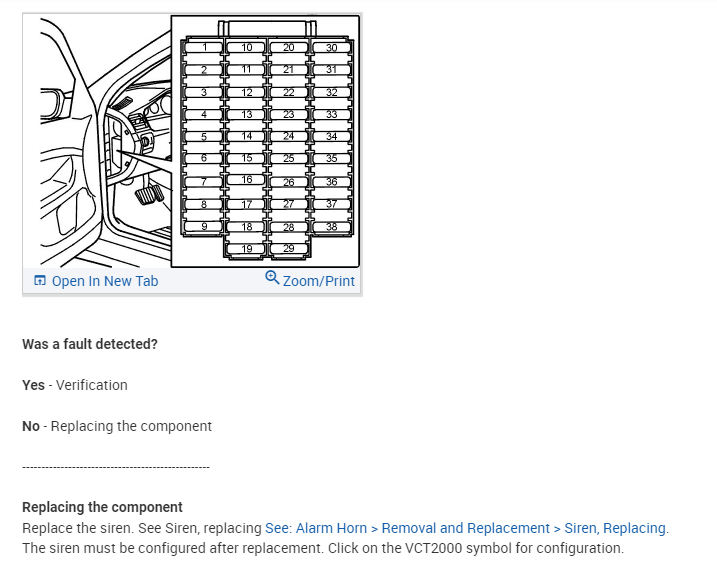 Coolant Sensor and Alarm Siren Codes? I Replaced the Coolant