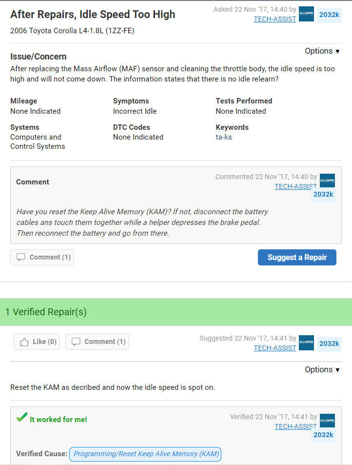High Idle RPM at Startup? When First Starting the Car, It Idles