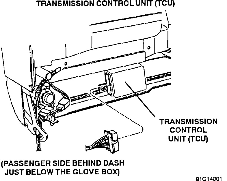 Transmission Does Not Downshift? the Vehicle Listed Above Is the